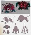 Concept art of Dark Beast Ganon from Breath of the Wild