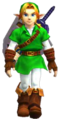 Render of Link as an adult