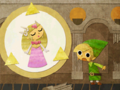 Princess Zelda during the opening scene of Phantom Hourglass