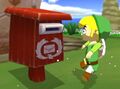 A Postbox heaves out a Letter, startling Link