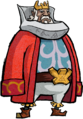 King Daphnes Nohansen Hyrule, a royal king.