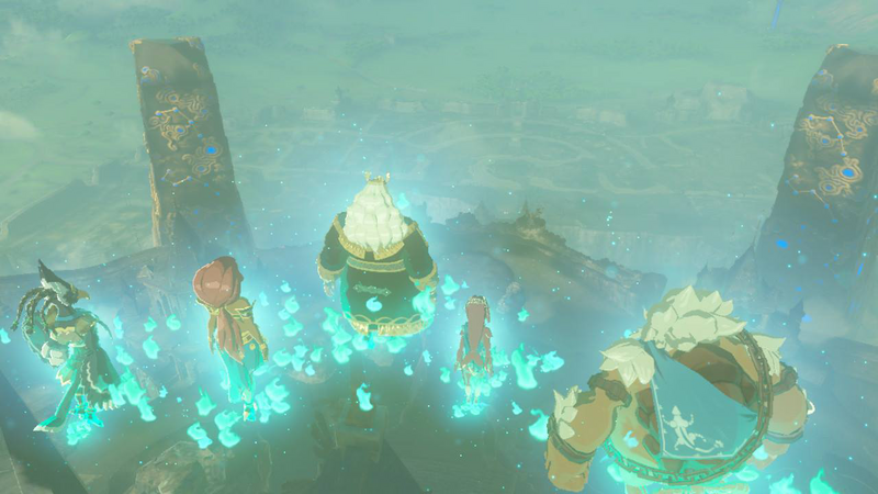 File:BotW Champions and the King.png