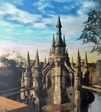 Hyrule Castle Twilight Princess artwork.