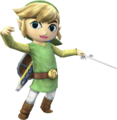 Toon Link from Super Smash Bros. Brawl