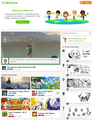 The web-based Miiverse home page, following the release of Breath of the Wild