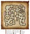 Map of Eldin Caves during "The Sheikah Tribesman" from Hyrule Warriors