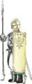 The Royal Crest is present in both the guards' uniforms and on their shields from Twilight Princess