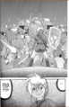Link facing the Armos Knights in the other A Link to the Past manga by Ataru Cagiva manga