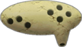 Icon of the Fairy Ocarina when playing it or the Ocarina of Time from Ocarina of Time 3D