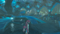 The Throne Room in Zora's Domain prior to completing "Sidon of the Zora" from Tears of the Kingdom