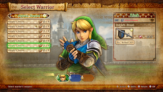 Weapon Information thumbnail from Hyrule Warriors: Definitive Edition