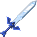 Artwork of the Master Sword with its edge restored