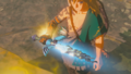 Link reveals the Decayed Master Sword