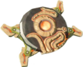 A deactivated Ancient Shield from Breath of the Wild