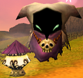 A Big Poe encountered on foot from Ocarina of Time 3D