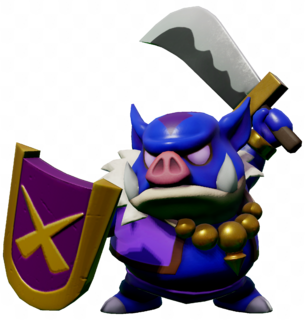 Sword Moblin Lv. 3 model from Echoes of Wisdom