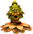 The sleepy Deku Scrub seen in the Swamp Spider House from Majora's Mask 3D