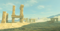 The Gerudo Ruins north of the Northern Icehouse from Breath of the Wild
