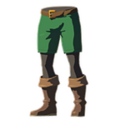 Trousers of the Wild with Green Dye