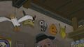 The All-Night Mask seen hanging on the side wall in The Wind Waker