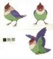 Concept artwork of a Rainbow Sparrow from Breath of the Wild