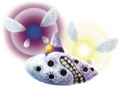 Artwork of the Lunar Ocarina from the Hyrule Warriors Series