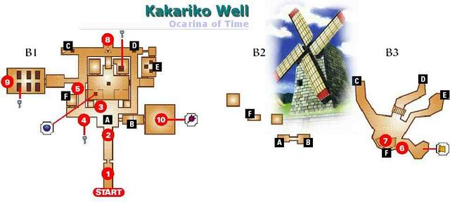 File:OoT Bottom of the Well Map.jpg - Zelda Wiki