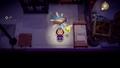 A promotional screenshot of Zelda learning the Echo of an Old Bed