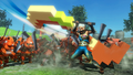 Impa wielding the 8-bit Boomerang? from Hyrule Warriors: Definitive Edition