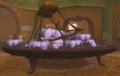 The Chandelier in the Lumpy Pumpkin after being broken by Link from Skyward Sword HD