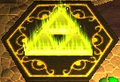 The Eye Symbol on the Desert Zone Triforce Gateway from Tri Force Heroes