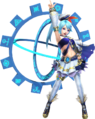 Render of Lana wielding the Gate of Time from Hyrule Warriors
