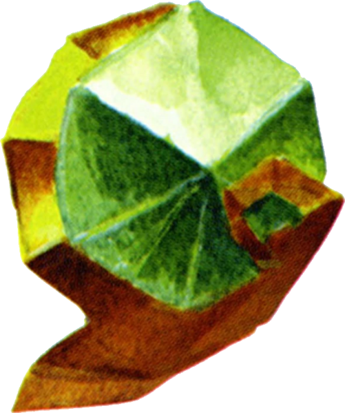 File:OoT Spiritual Stone of the Forest Artwork.png