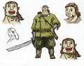 Concept art of Eagus from Hyrule Historia