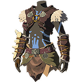 The Barbarian Armor with Light Blue Dye