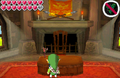 The new Royal Crest in Princess Zelda's office from Spirit Tracks