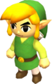 Link wearing the Hero's Tunic from Tri Force Heroes