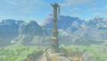 The Hyrule Field Skyview Tower before Skyview Towers are activated