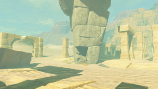 North Gerudo Ruins screenshot from Tears of the Kingdom