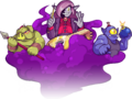 Artwork of Octavo with monsters