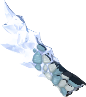 Ice-Breath Lizalfos Horn model from Tears of the Kingdom