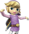 Toon Link alternate costume from Super Smash Bros. Brawl