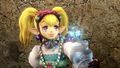 Agitha releasing a Goddess Butterfly from Hyrule Warriors