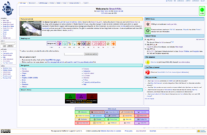 The layout of Smash Wiki.