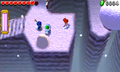Snowball Ravine, the second level of the Ice Cavern in Tri Force Heroes