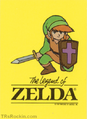 TLoZ Nintendo Game Pack Link Kneeling and Logo Sticker.png