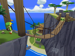 Suspension Bridge screenshot from The Wind Waker