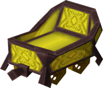 Golden Freight Car
