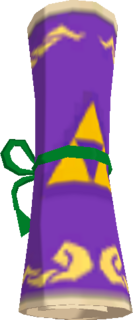 Triforce Chart model from The Wind Waker