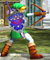 Link using the Bow from Soulcalibur II